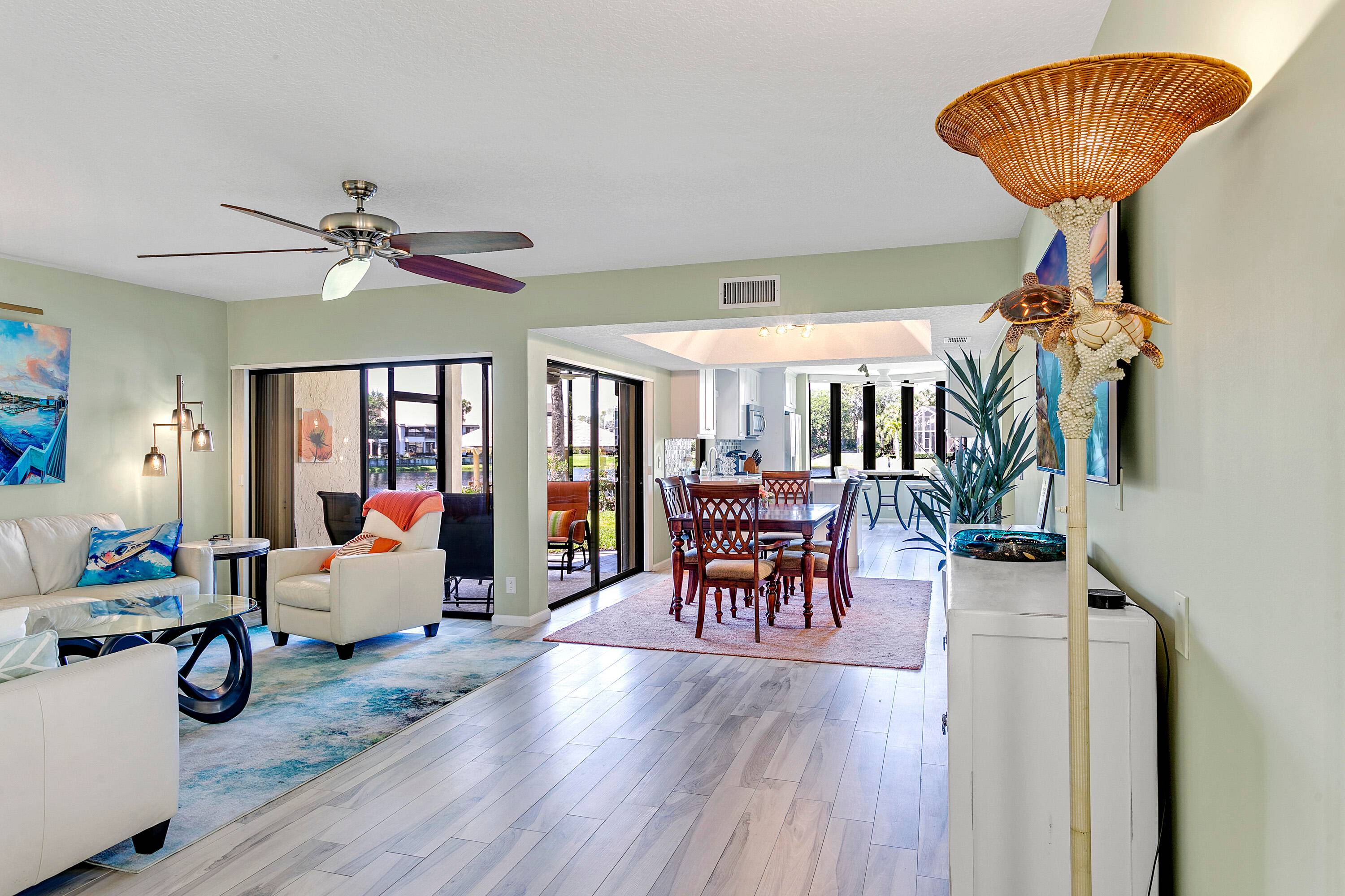 Move in Ready 2 beds, 2 baths First Floor Condo w Stunning water views.