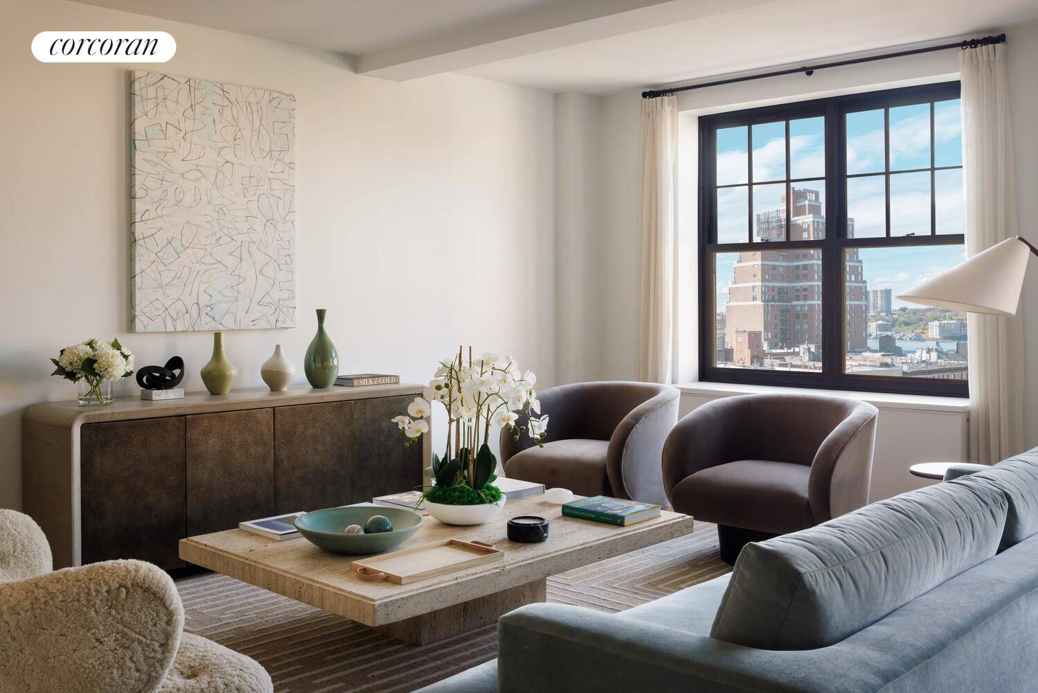 Designed by renowned architect and designer Thomas Juul Hansen, Residence 9A is a four bedroom, four bathroom with powder offering a double exposure to the west with water views, and ...