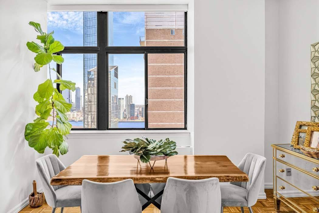 Welcome to Residence 19M at Turtle Bay Towers a sunlit corner unit in the building s most coveted line.