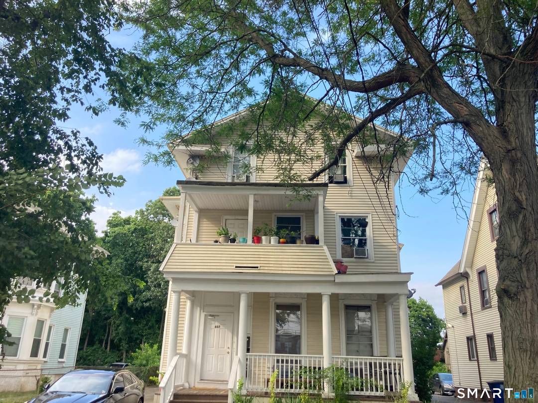 607 Elm Street located in the Dwight neighborhood of New Haven, CT.