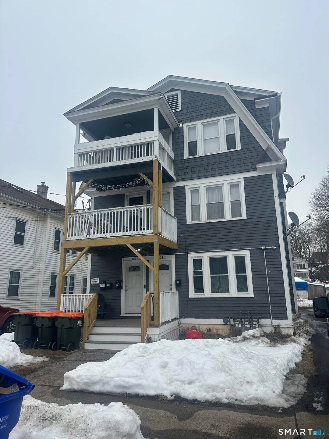 Long Term Tenants in well maintained three family.