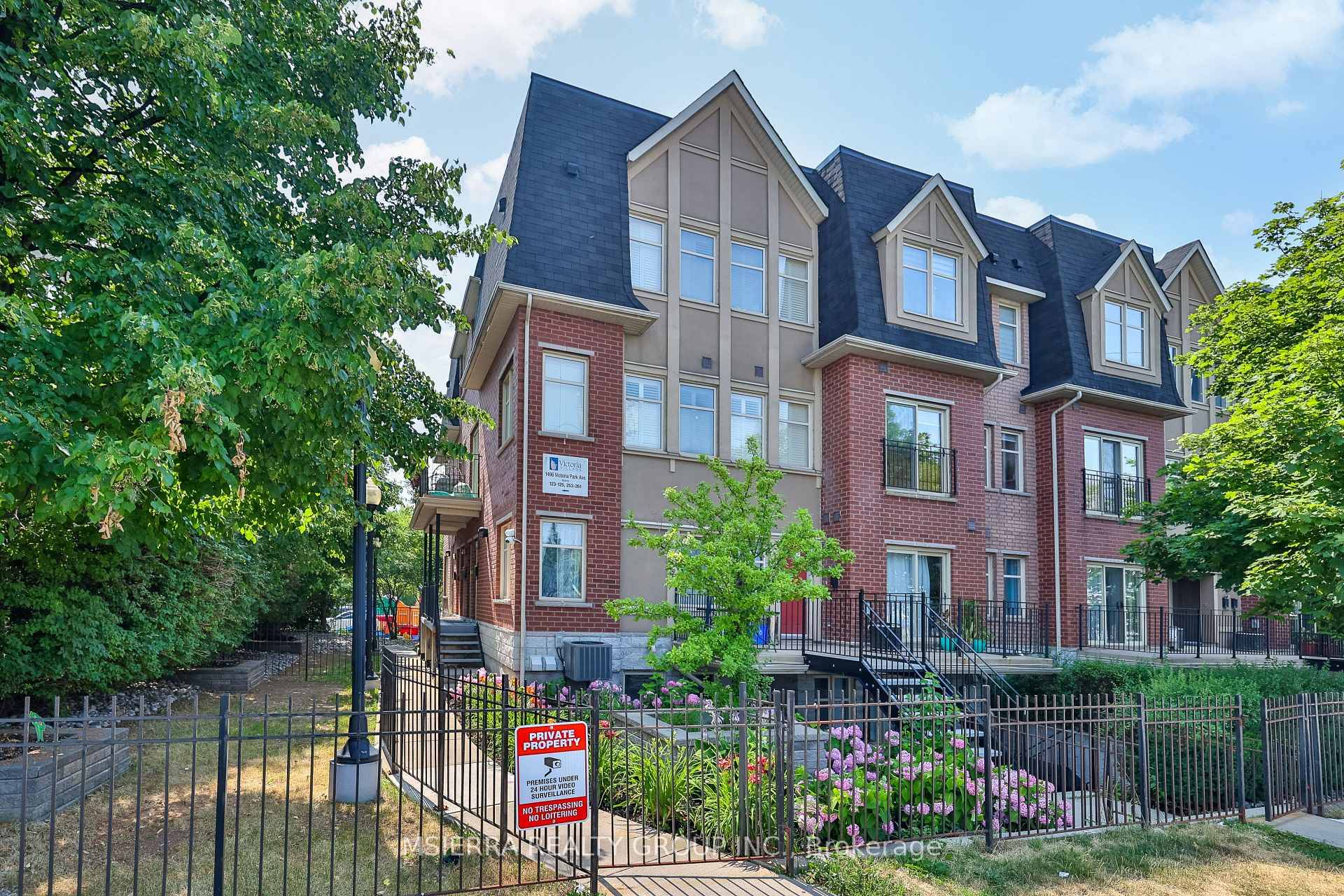 Welcome to 1496 Victoria Park Ave 254 Spacious Stylish 3 Bedroom Condo Townhome with Private Terrace !