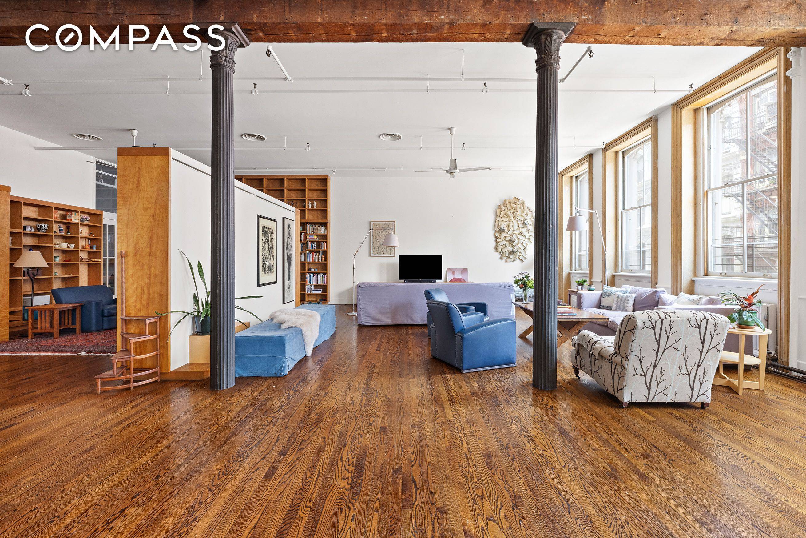 Introducing 17 White Street, 3B, a historic floor through loft that captures the essence of genuine TriBeCa living.