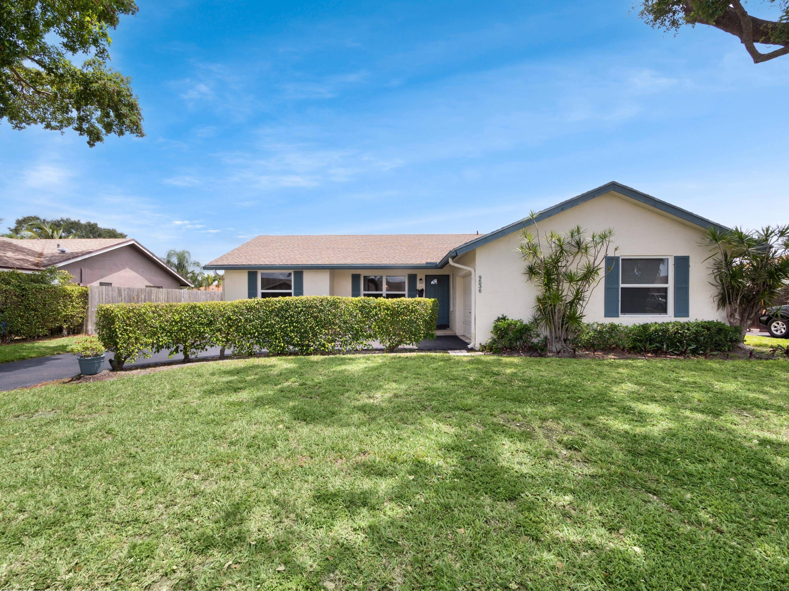 9536 Burlington PL, Boca Raton, FL 33434 is a charming residential property situated in a well established neighborhood within West Boca.