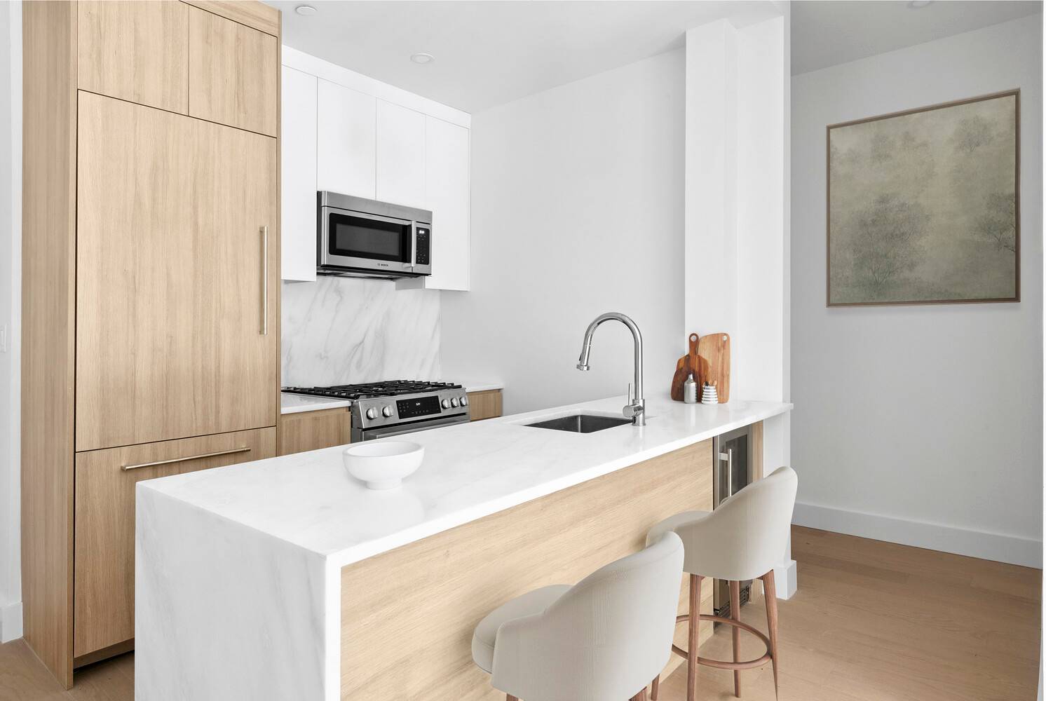 Welcome to 184 Hawthorne an intimate collection of eight residences set along a peaceful, tree lined street in Prospect Lefferts Gardens.