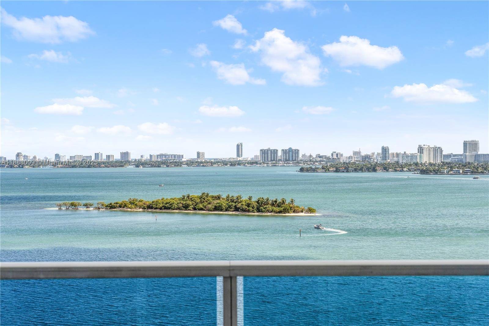 Unobstructed view of Biscayne Bay from this 1 bed 1 bath waterfront unit.