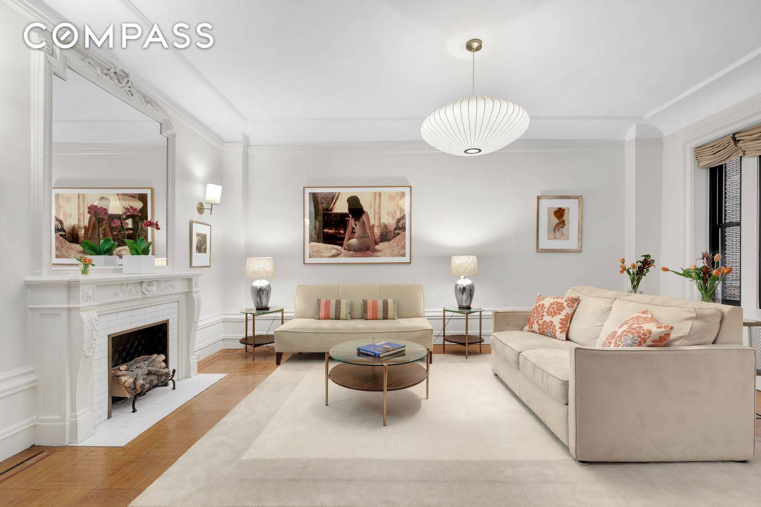 A stunning classic seven layout offering an abundance of prewar elegance.