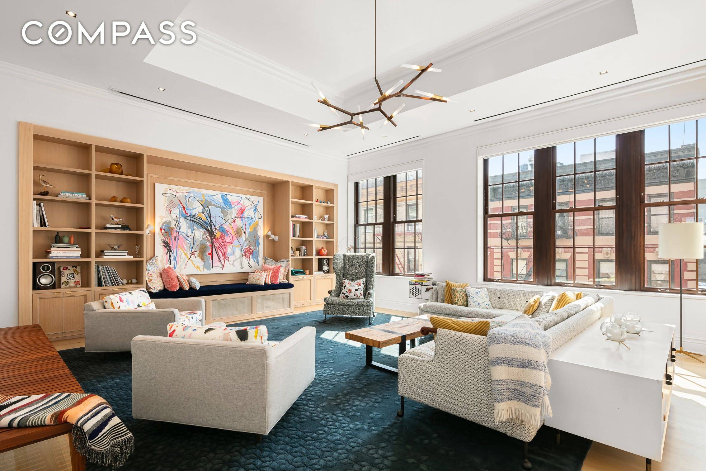 Impressively scaled and tastefully renovated to the highest levels, offering both private outdoor space and two parking spaces, the only full floor residence at 224 Mulberry is a trophy property ...