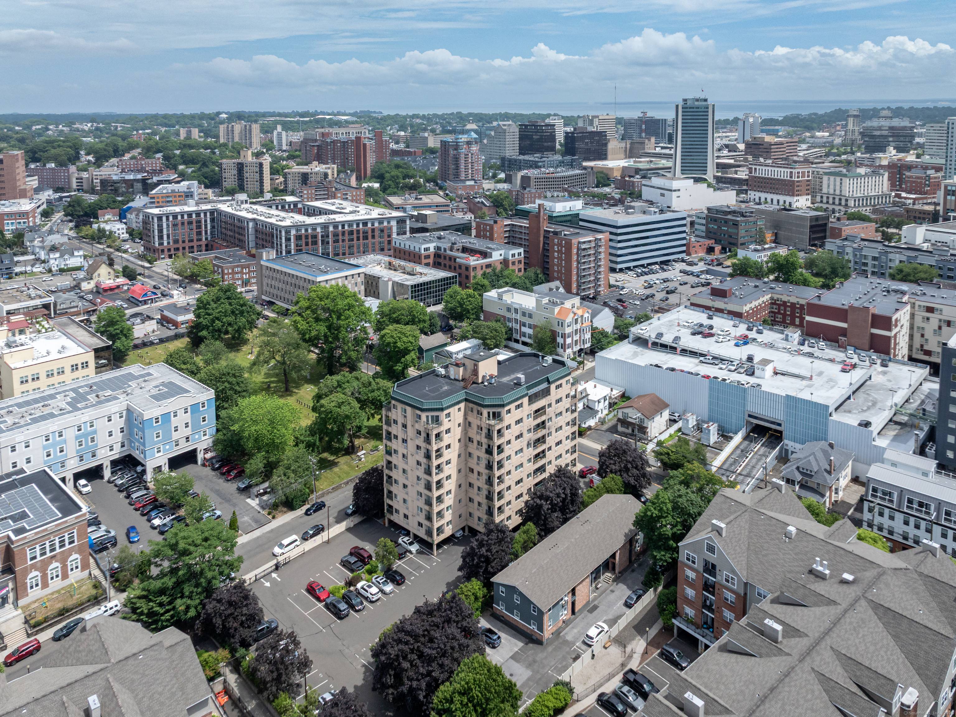 Welcome to an exceptional opportunity to own a rarely available, move in ready top floor penthouse in a gated community just minutes from downtown Stamford.