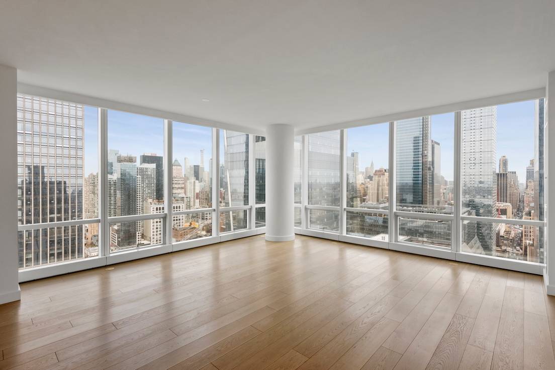 A corner rental nestled in the heart of the brand new Hudson Yards development, this 3 bedroom, 3 bathroom home is a portrait of contemporary city luxury.