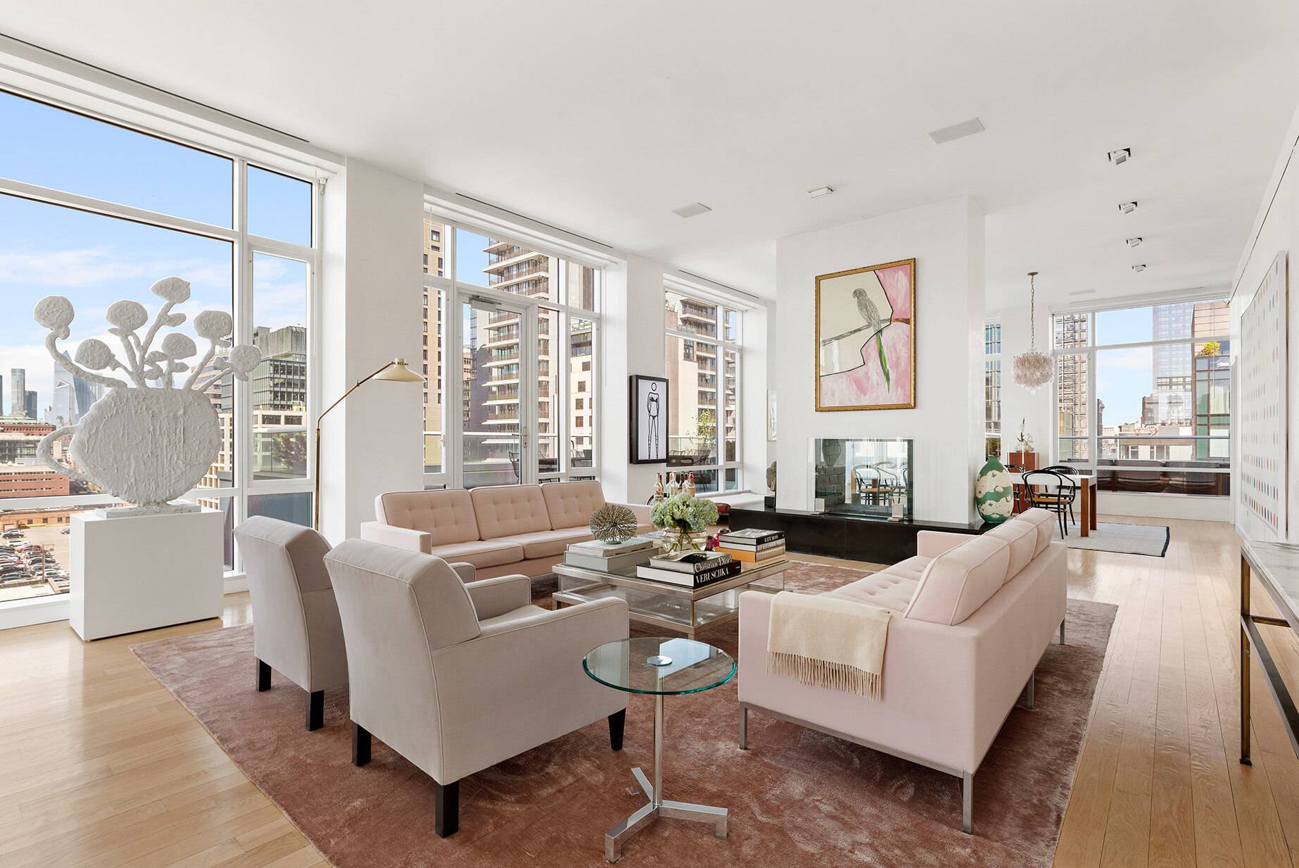 Introducing the Penthouse at 330 Spring Street, a full floor five bedroom home with interiors by Annabelle Selldorf and two terraces totaling almost 1, 600 square feet wrapping three sides ...