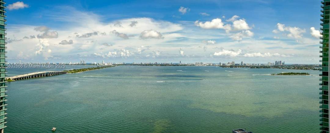 Stunning 2 bed 3 full bath residence on the 32nd floor of Gran Paraiso with breathtaking, unobstructed views of Biscayne Bay and Miami Beach.