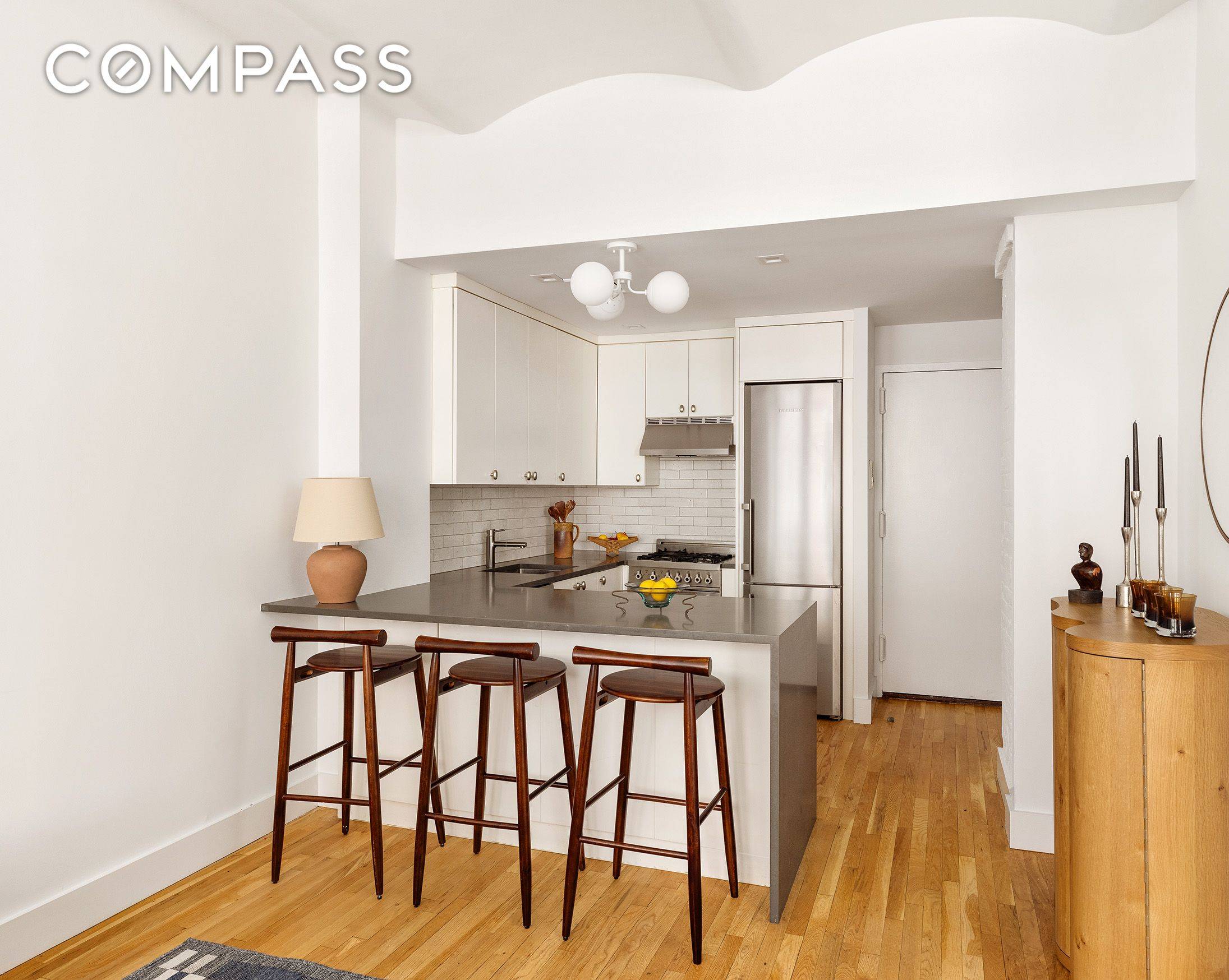 A bright and inviting one bedroom apartment in a historic West Village loft conversion.