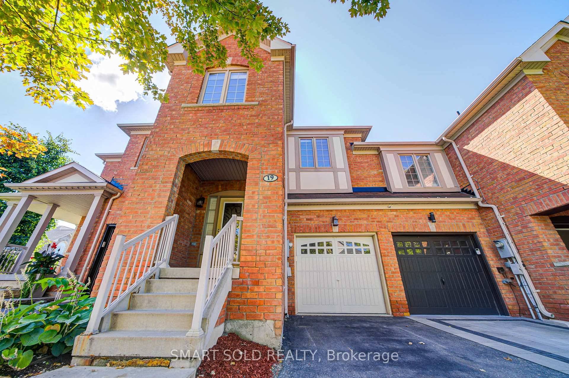 Extra Privacy With Only One Side Attached And No Sidewalk, This Stunning Freehold Townhouse Is Located In The Heart Of Vaughans Highly Desirable Vellore Village Community.