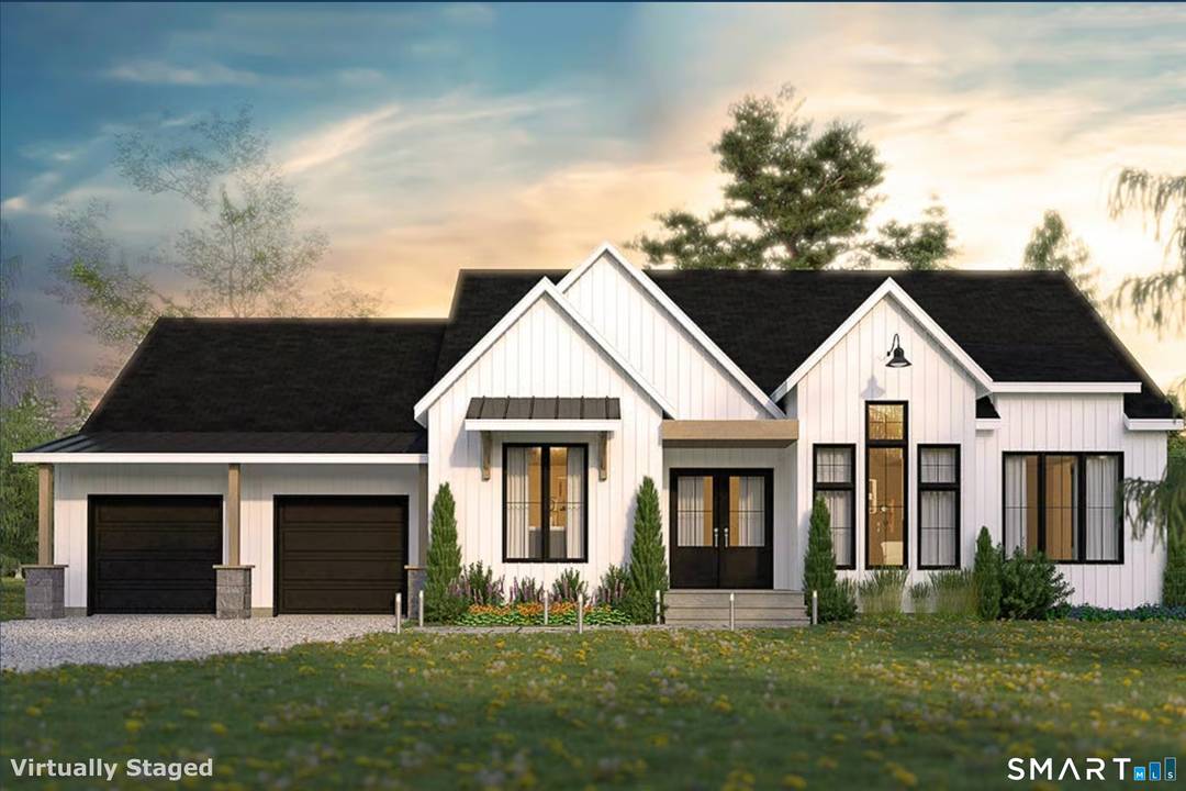 Tucked privately amid hundreds of forested acres, viewed from every window, this newly constructed farm house was custom designed for the owner, now being offered for the discriminating buyer.