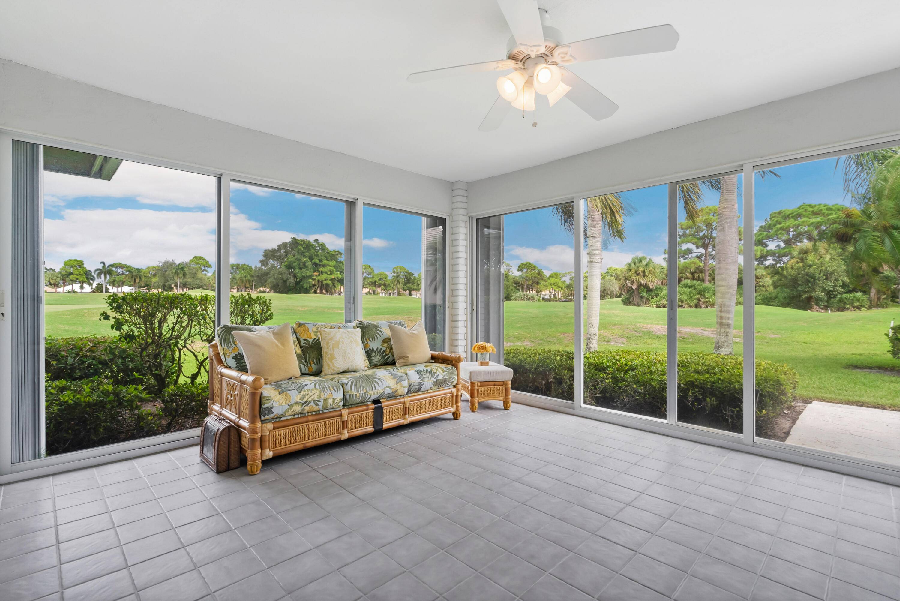 Spacious, light filled Expanded Whitehall model with a spectacular panorama of Monarch CC's championship 15th fairway.