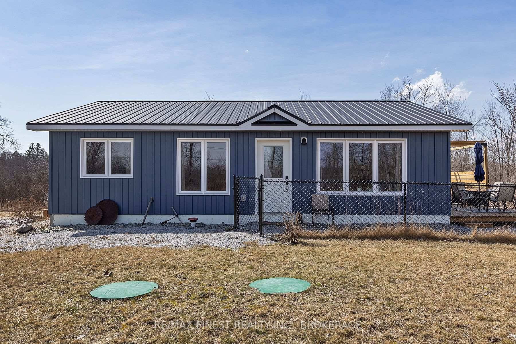 TURNKEY ! ! This beautiful newly built two bedroom bungalow on 6 acres of country property just north of Rivendell Golf Course, features a bright open concept design, a slab ...