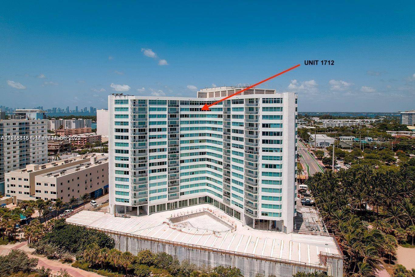 Direct ocean views from this remodeled 17th floor unit, that has been converted and it could serve as an additional room.