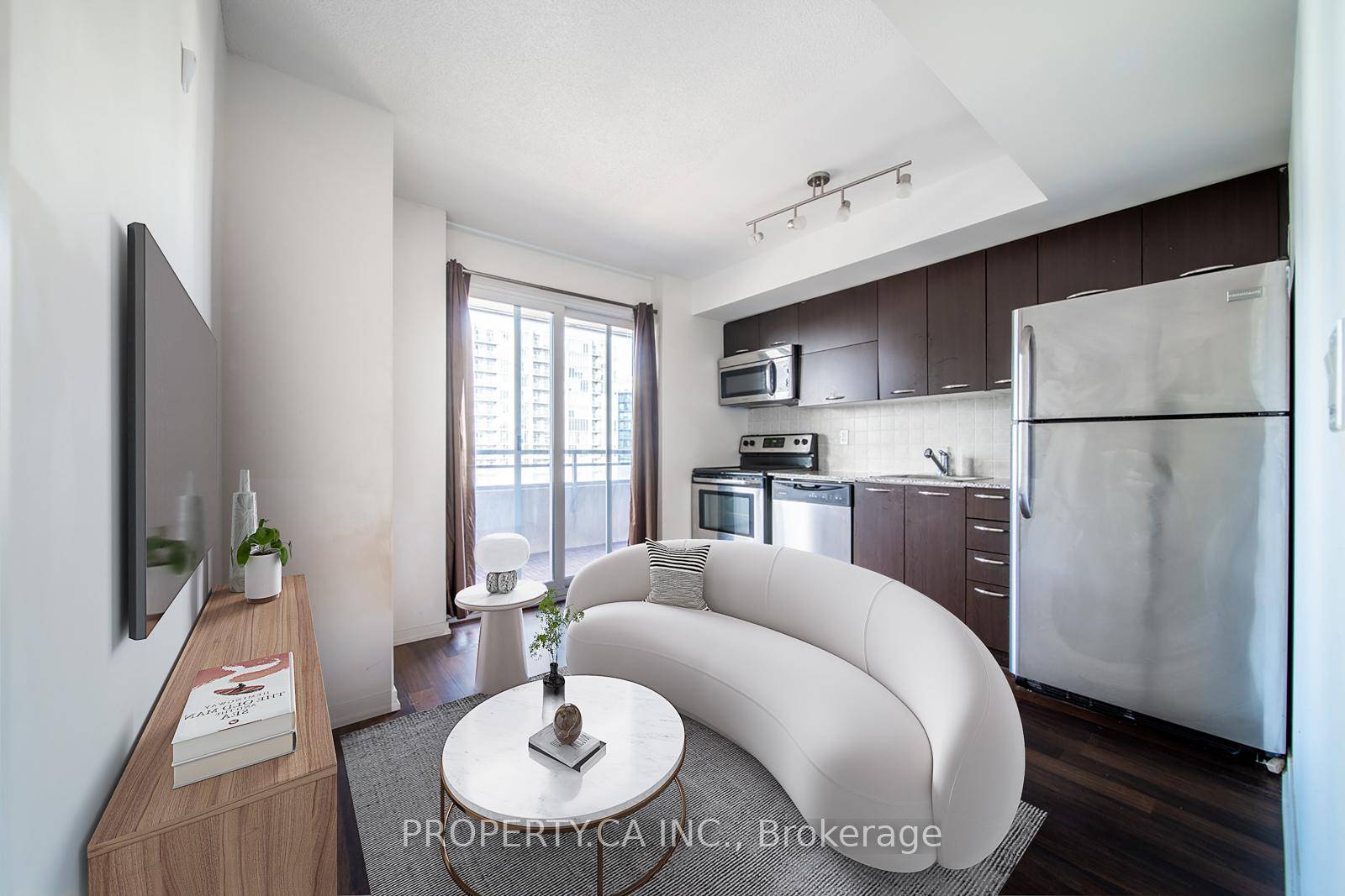 Bright 1 Bedroom Unit Facing South East Open Concept Kitchen W Stainless Steel Appliances amp ; Granite Countertops Excellent Facilities Indoor Pool, Gym, Party Rm amp ; Media Rm Steps ...