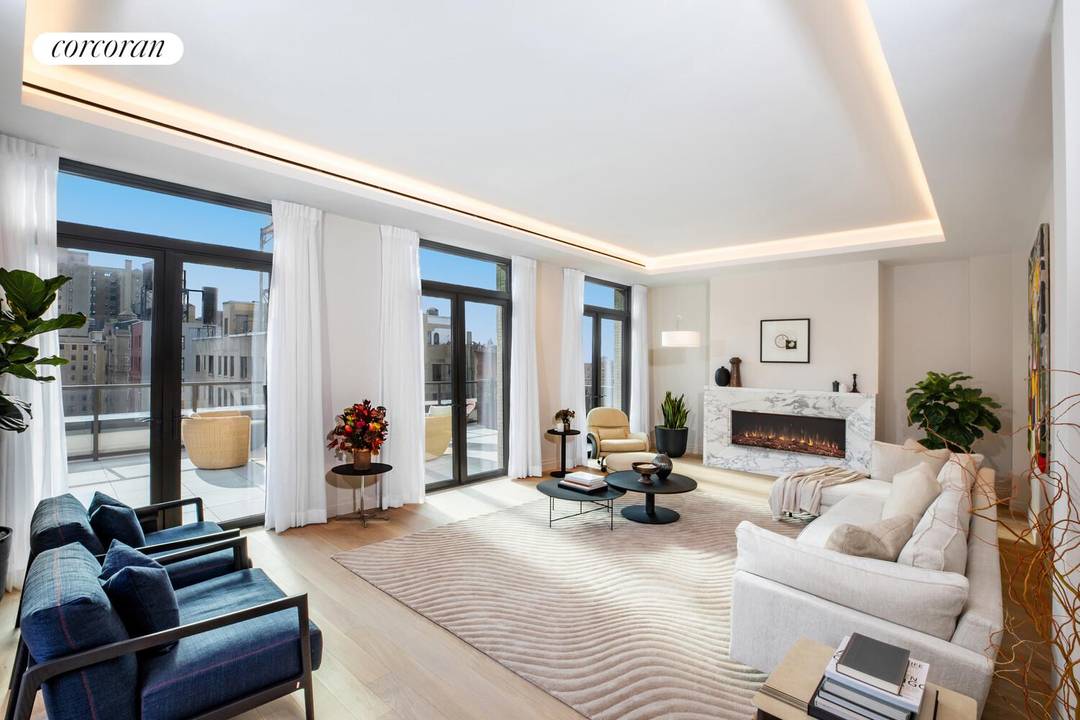 Designed by renowned architect and designer Thomas Juul Hansen, Penthouse 17C is a CORNER four bedroom, four bathroom residence with two separate terraces.