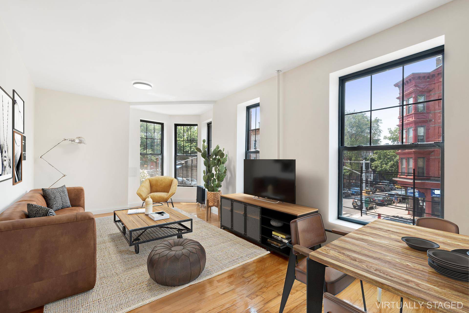 Brand new fully renovated corner three bedroom two bathroom home in vibrant Park Slope.