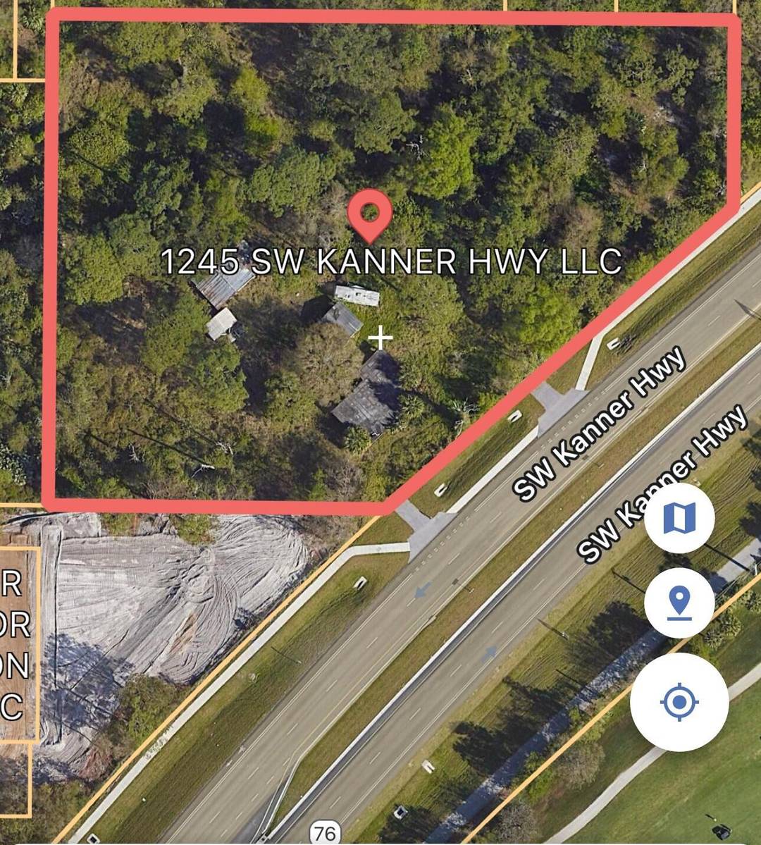 Prime 2. 95 acre opportunity in Stuart offering exceptional visibility and future use potential.