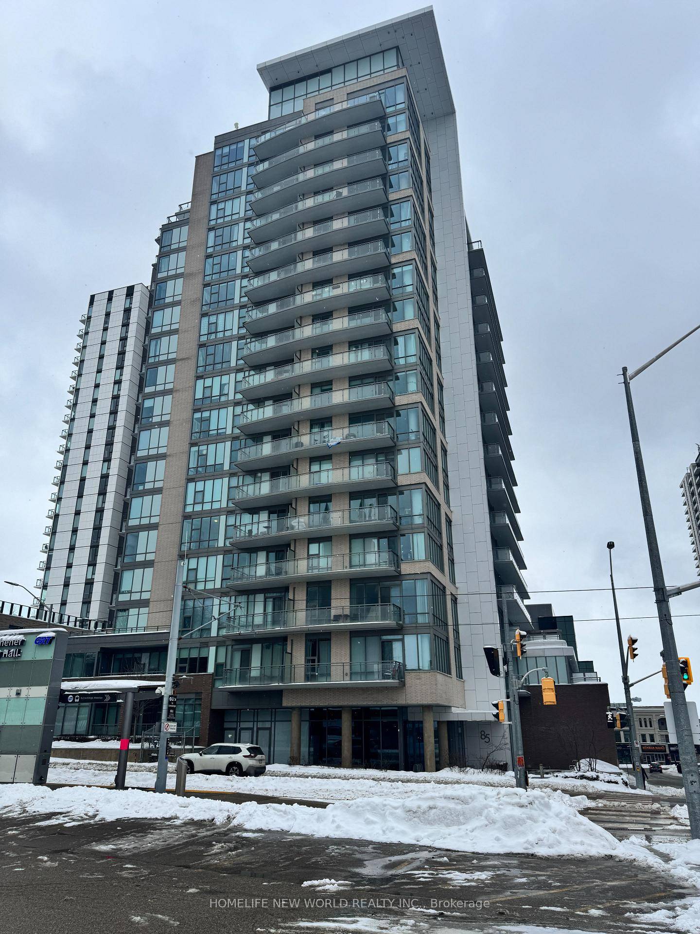 Kitchener downtown living at it's finest with this spacious 1 bedroom condo at 85 Duke St.