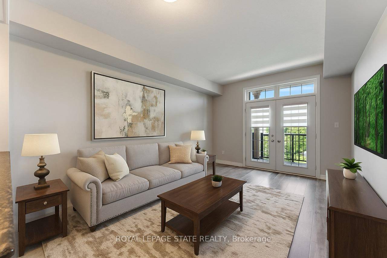 Welcome to 401 396 Plains Rd E, Burlington's stunning 1 bedroom condo apartment offering modern elegance and unbeatable convenience in the heart of Aldershot.