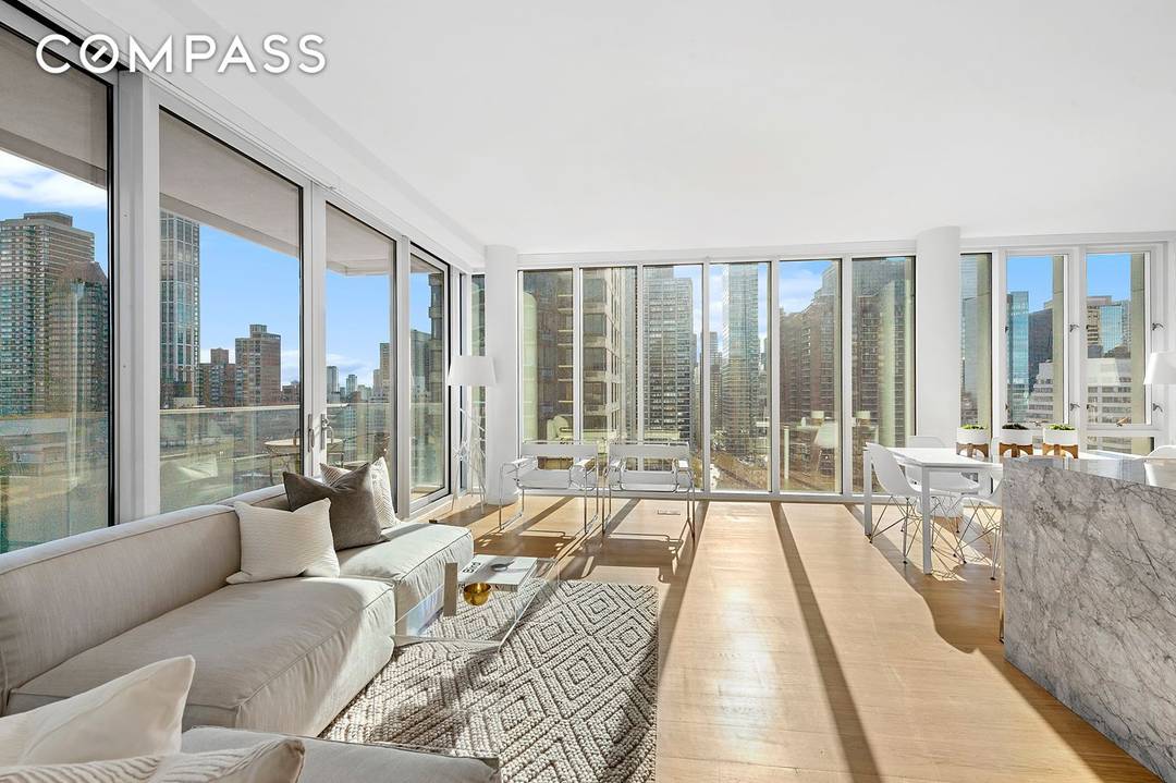 Make breathtaking city views your daily backdrop in this exquisite three bedroom, three and a half bathroom residence featuring sun splashed interiors, premium finishes and two magnificent terraces at The ...
