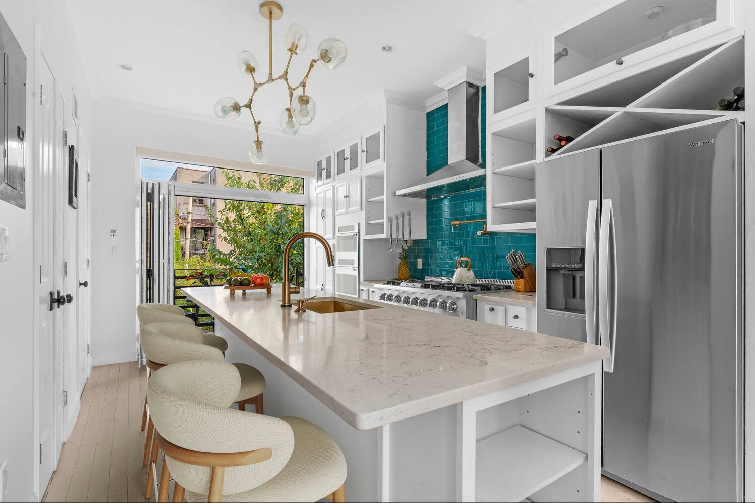 Welcome to this impeccably rebuilt masterpiece in the historic Stuyvesant Heights section of Bedford Stuyvesant a stunning fusion of contemporary craftsmanship and timeless design.