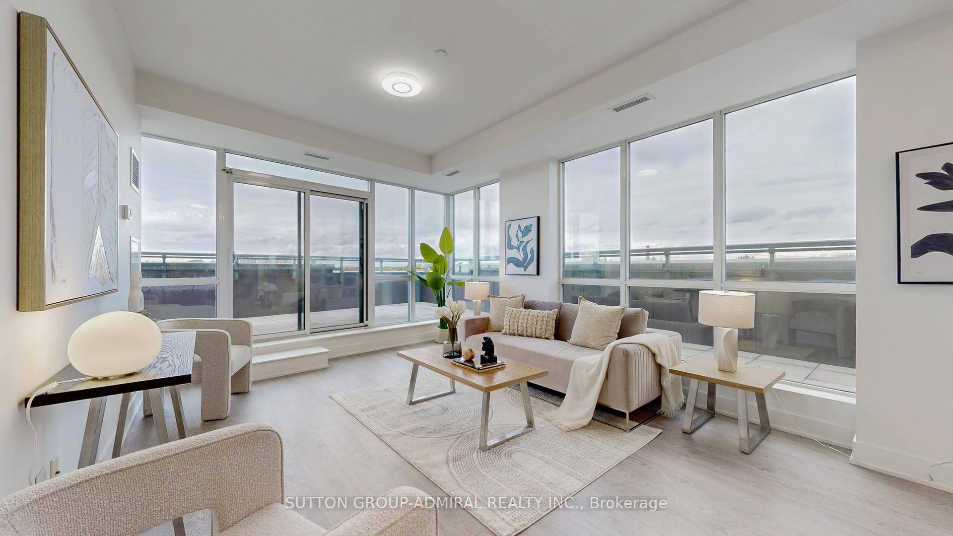 Rarely available, Unique Penthouse Condo, with wrap around Terrace, available for lease.