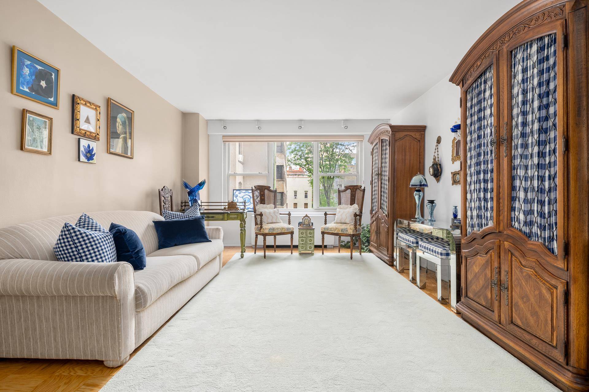 A503 is a large two bedroom, two baths, a combination apartment of a studio and one bedroom that really works.