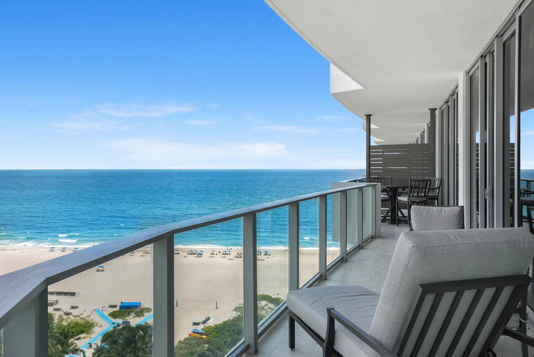 Luxury 5 star Oceanfront living at Amrit Ocean Resort in this brand new, never before lived in 12th floor gorgeous 2 BR, 2.