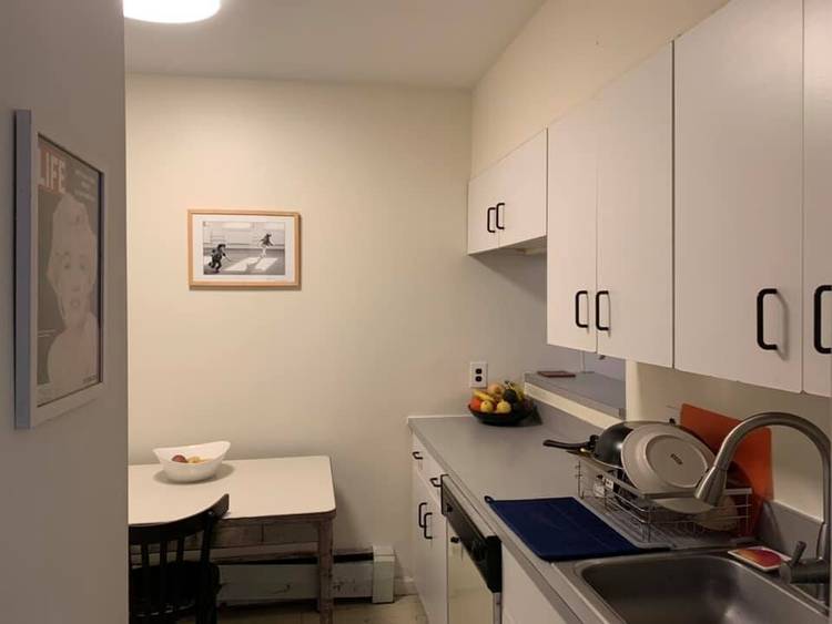 High floor, large furnished or unfurnished 2 bedroom apartment for rent in Central Harlem at pre war elevator condominium.