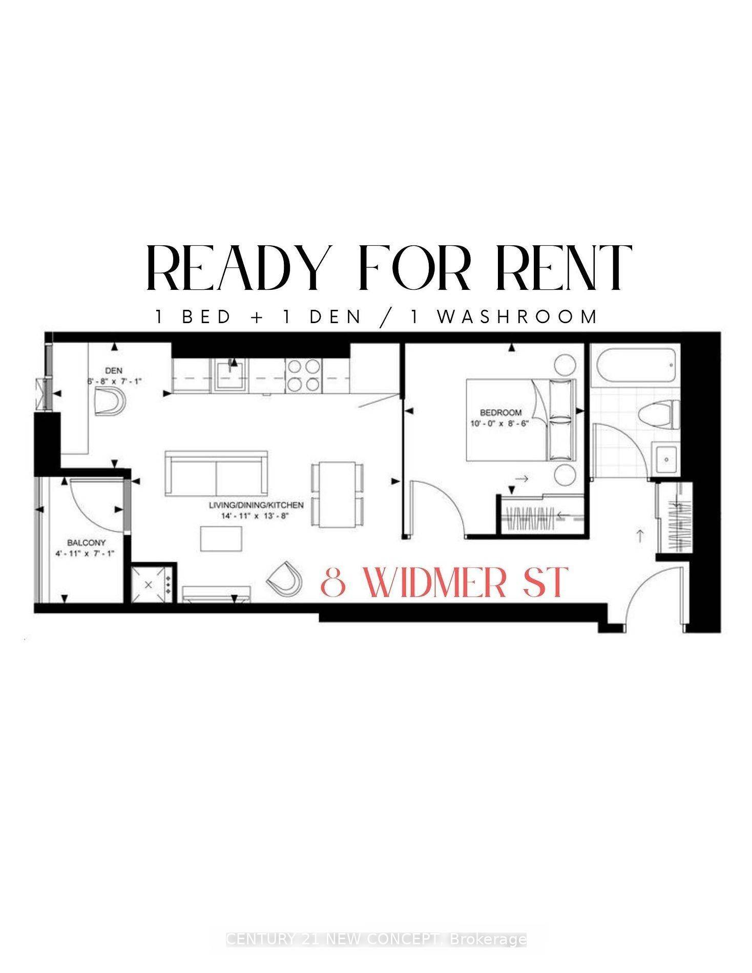 Just 1 Year old New Condo in Entertainment District !