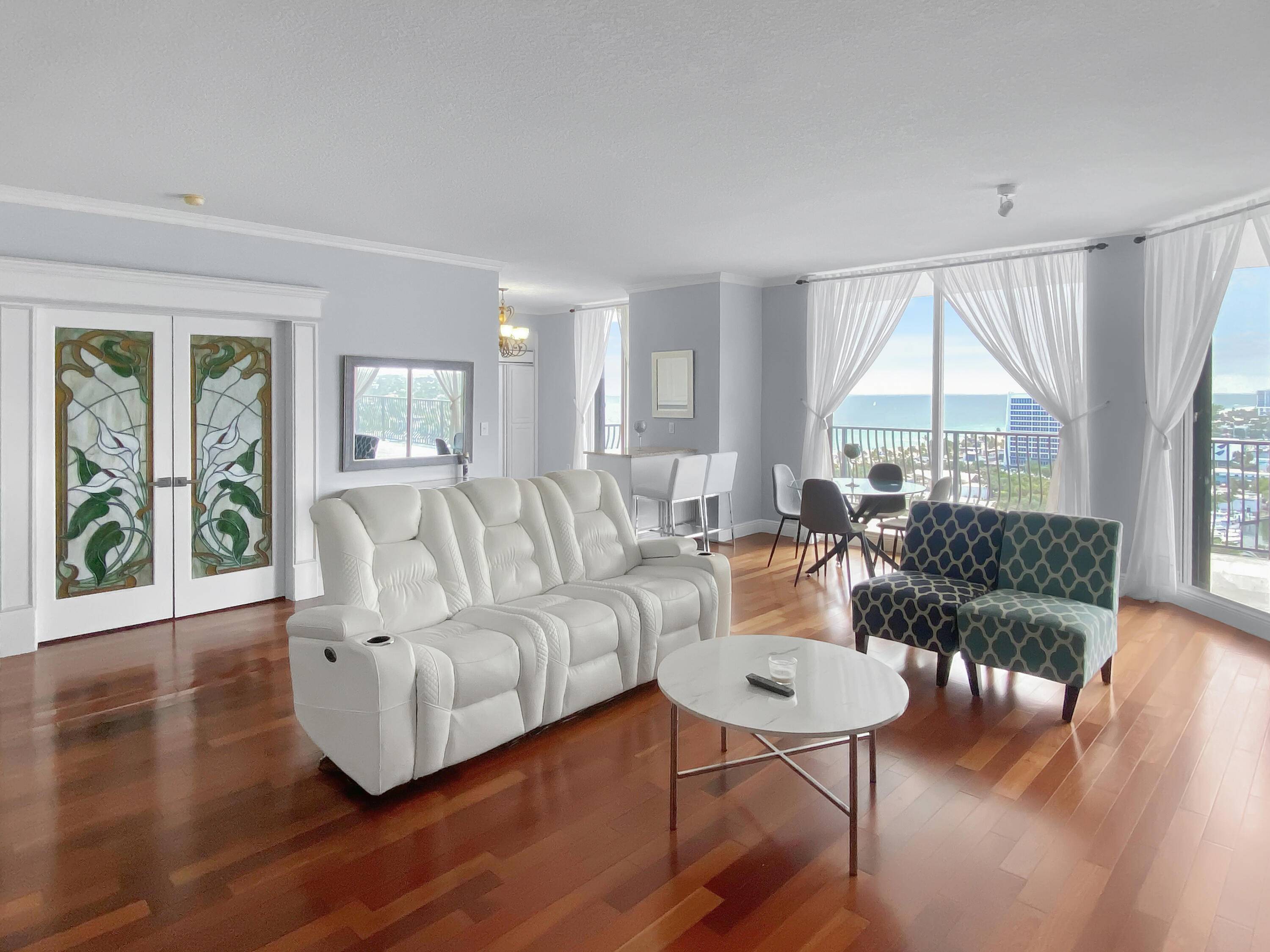 Beautiful 3 bedroom 2 and a half bathroom Condo just one block from Fort Lauderdale beach and popular bars.
