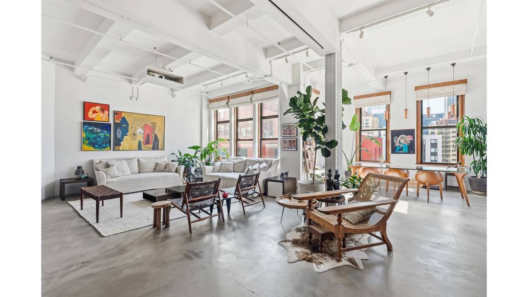 Welcome to Residence 9G. A dramatic, design forward duplex loft spanning approximately 2, 650 square feet, with 15 foot ceilings and oversized north and east facing windows that flood the ...