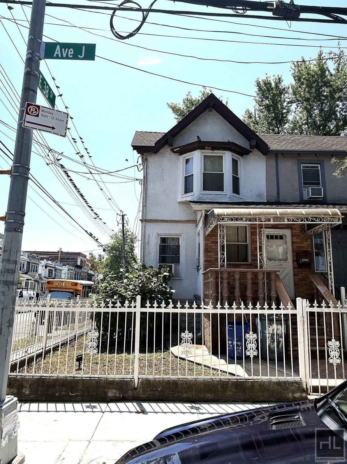 Single family home in a great East Flatbush location, directly across from Amersfort Park.