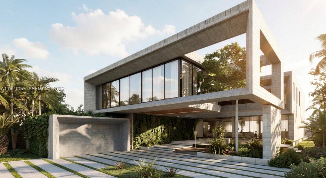 Step into this stunning waterfront masterpiece where luxury meets sophistication on guard gated Hibiscus Island.