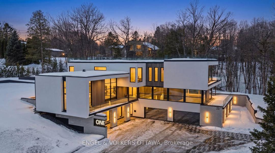 This extraordinary custom built residence is a statement in modern design and uncompromising craftsmanship.