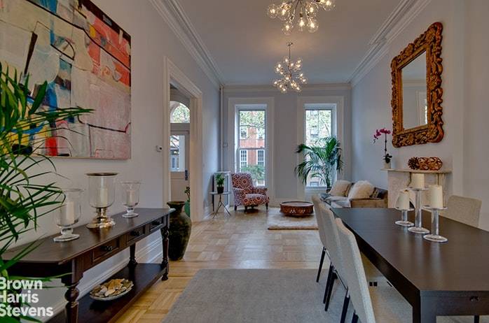 MAKE YOUR APPOINTMENT NOW FOR PRIVATE HOUSE SHOWING MARKET HAS OPENED AND WE CAN SHOW BY APPOINTMENT ONLY Light filled 2 family used as 1 on tree lined Carroll Gardens ...