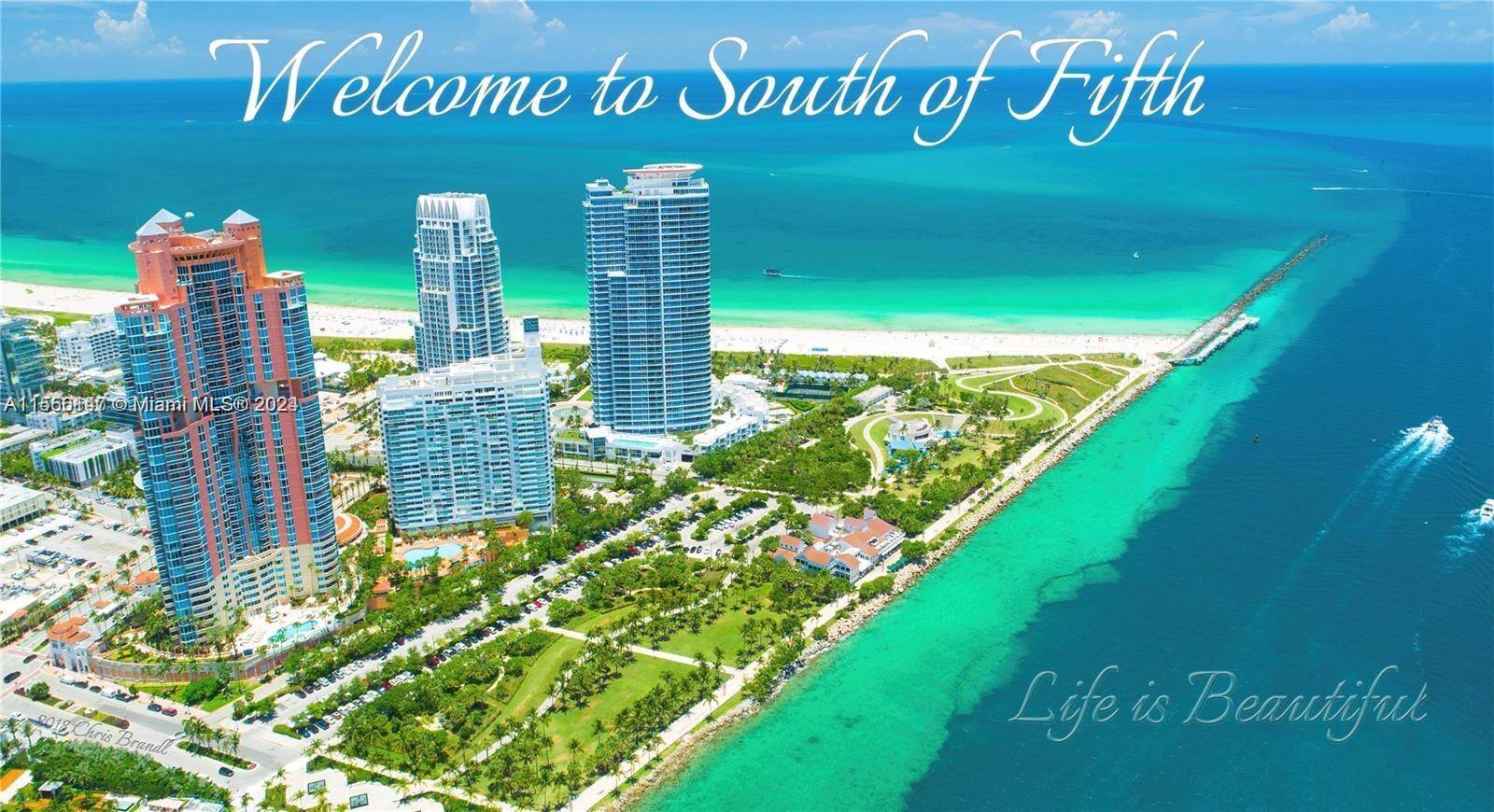 Beautifully renovated 2 2 at the prestigious South Pointe Tower.