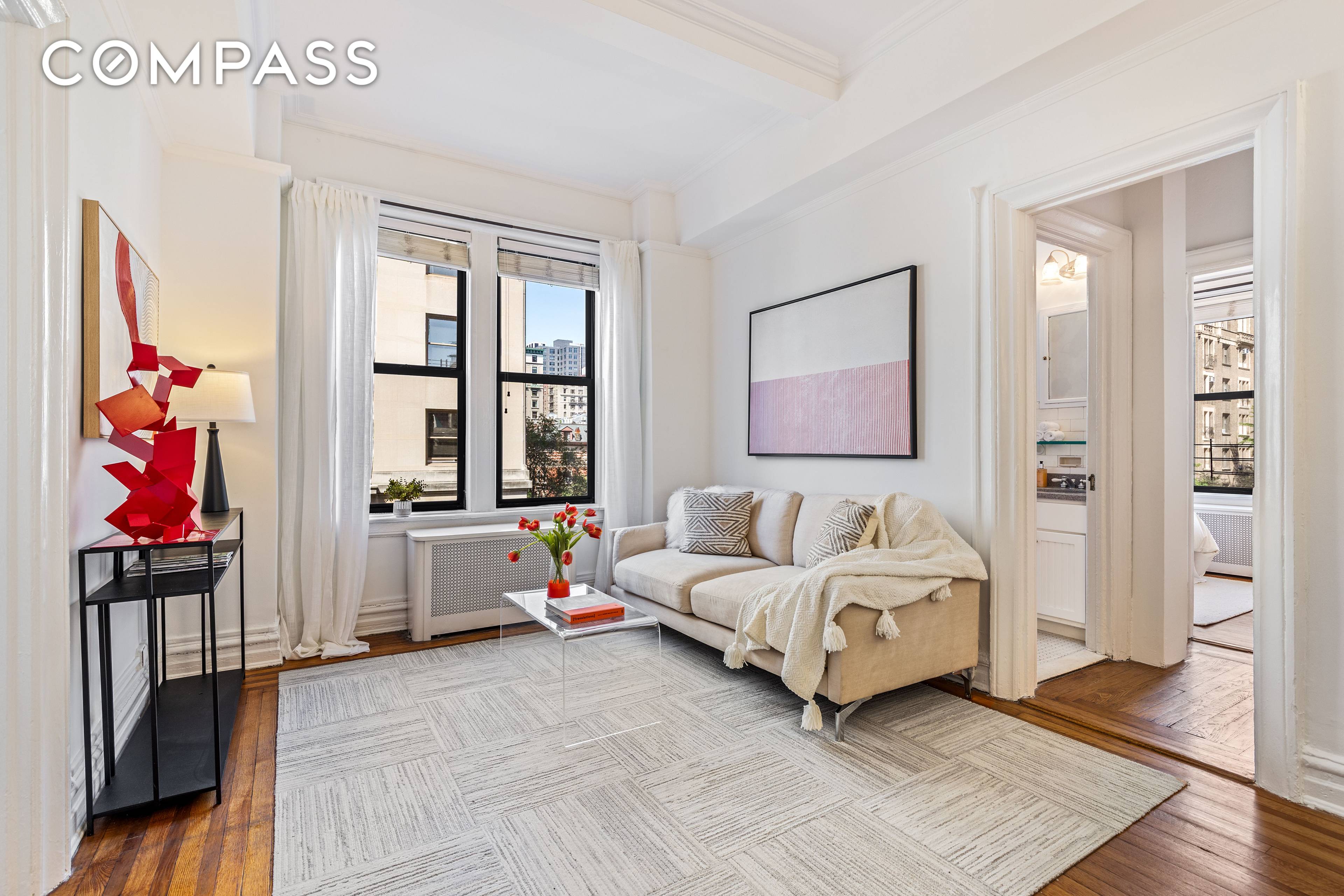 Welcome to 5A at 599 West End Avenue, a move in ready, remarkably bright and cheerful corner two bedroom prewar home on the Upper West Side.