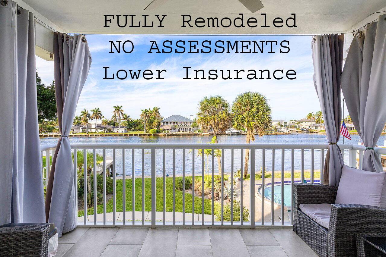Stunning direct Intracoastal Water Views !