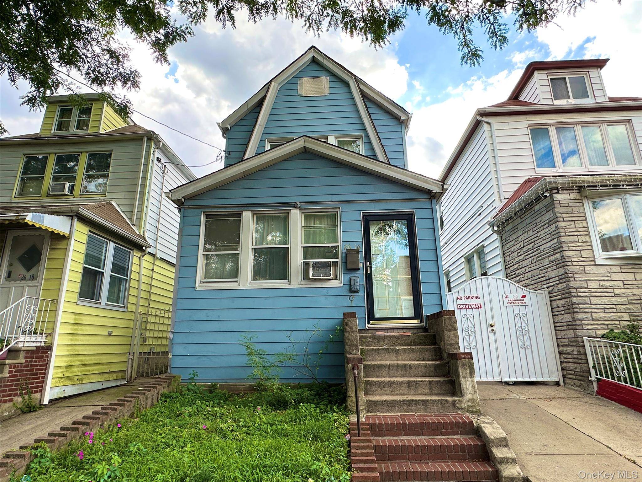 Investor special. Fully detached single family home with private driveway located in the heart of East Elmhurst.