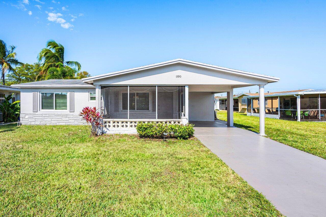 Welcome to your dream home in the sought after 55 community of Paradise Gardens !