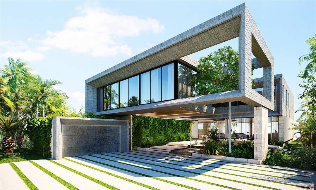 Enter this stunning waterfront masterpiece where luxury meets sophistication on guard gated Hibiscus Island.