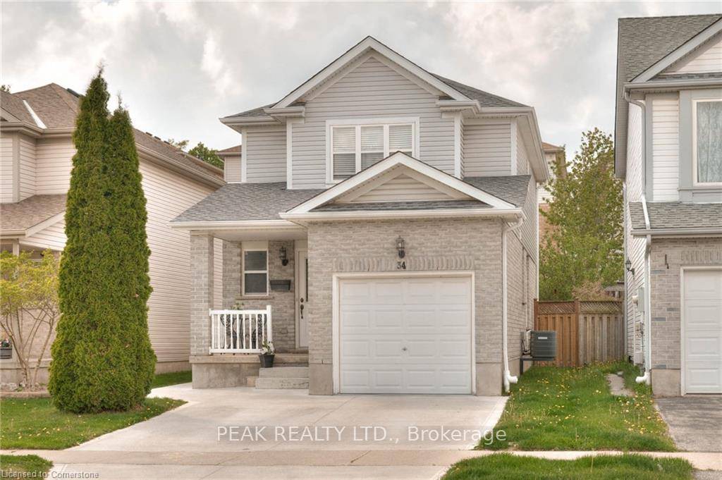 Welcome to 34 Reistview Street, nestled in the desirable Laurentian Hills Activa neighbourhood of Kitchener.