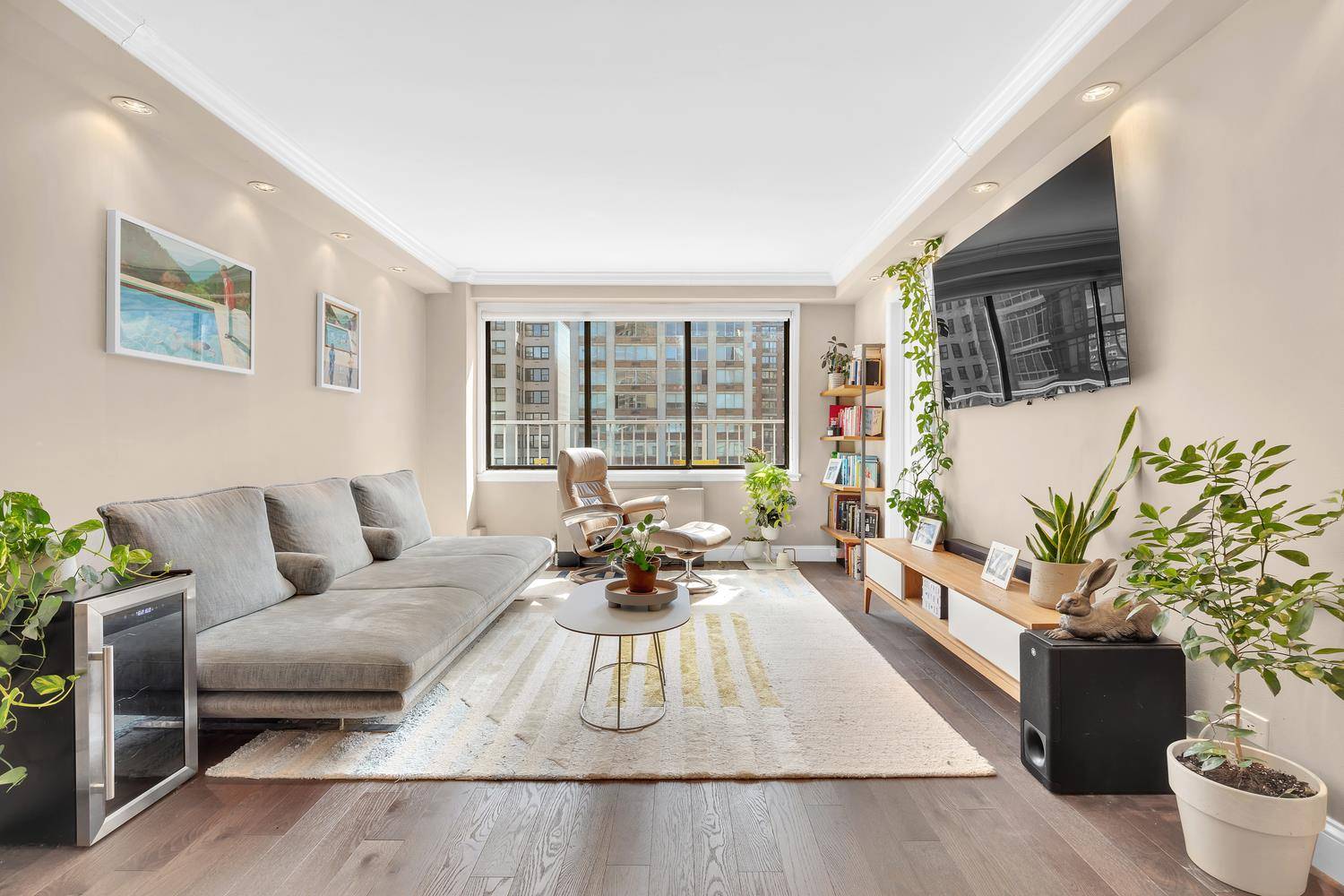 The top floor apartment at 345 East 73rd Street, Penthouse E, offers a sun filled living space with an abundance of natural light and space.