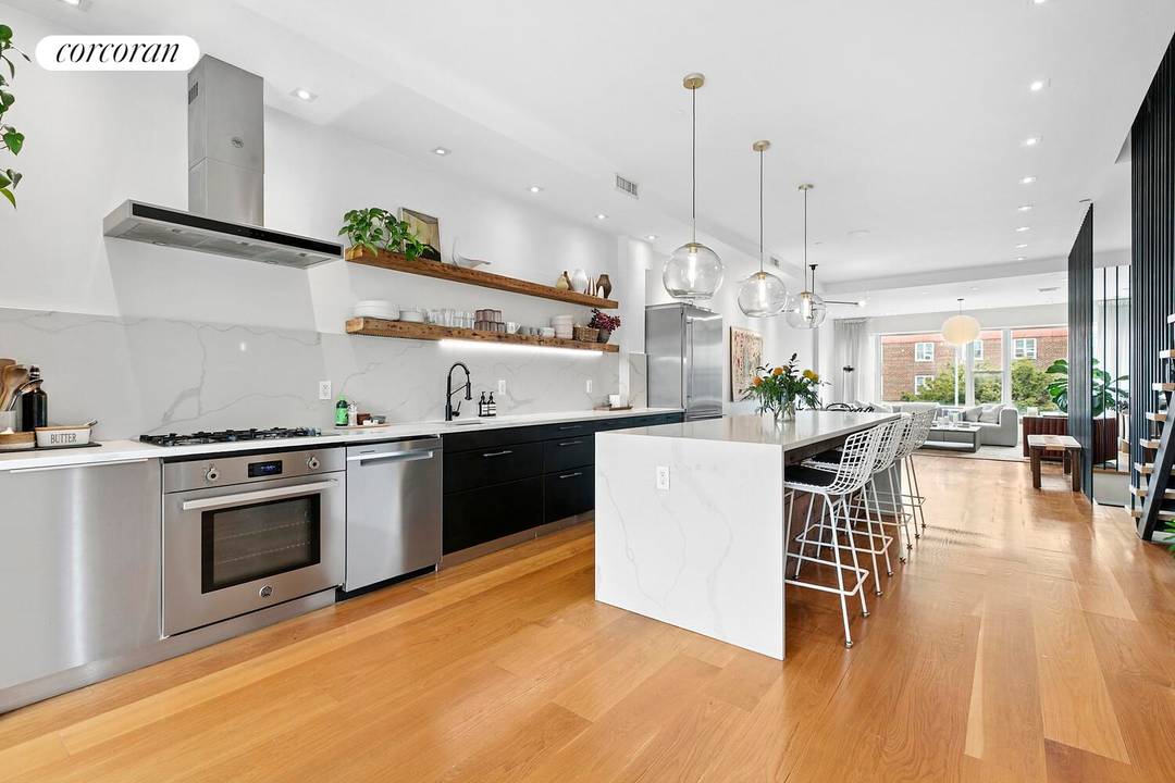 39 Wolcott Street Red Hook Two Family Townhouse with Parking, Garden, and Roof Deck New build, in 2016, 39 Wolcott Street is a spectacular, modern, legal two family townhouse offering ...